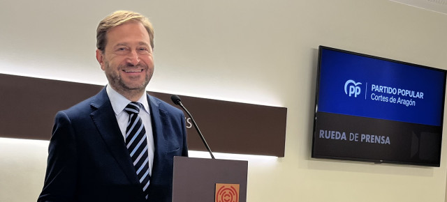 Fernando Ledesma, portavoz del PP en las Cortes de Aragón