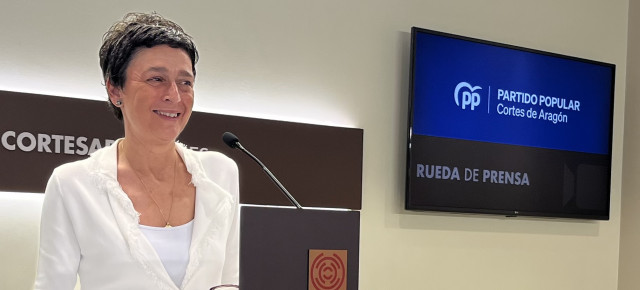 Ana Marín, portavoz adjunta del PP en las Cortes de Aragón