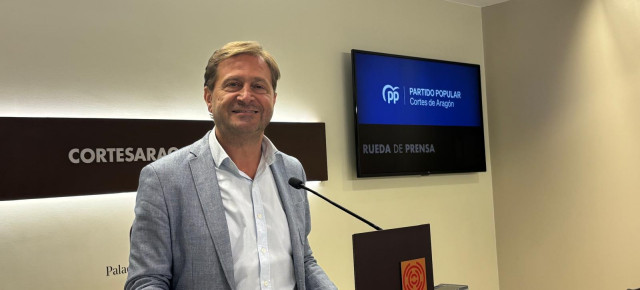 El portavoz del PP en las Cortes de Aragón, Fernando Ledesma