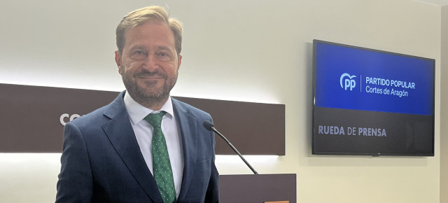 Fernando Ledesma, portavoz del PP en las Cortes de Aragón