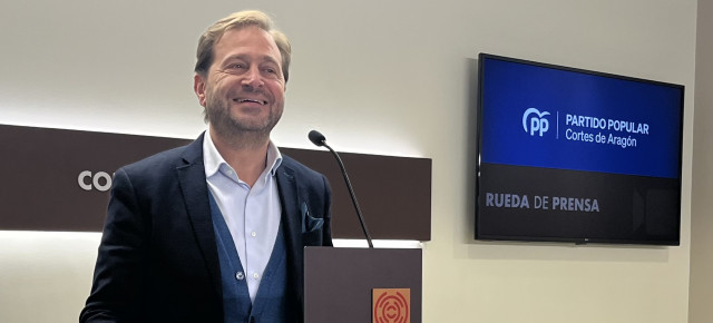 Fernando Ledesma, portavoz del Grupo Parlamentario Popular en las Cortes de Aragón