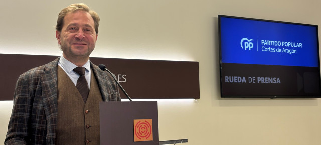 El portavoz del PP en las Cortes de Aragón, Fernando Ledesma