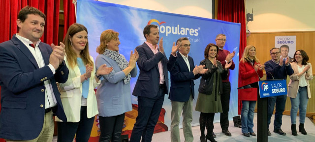 Acto de campaña en Teruel