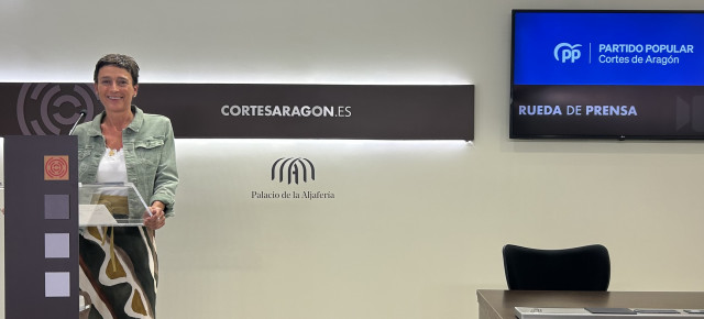 La portavoz del PP en las Cortes, Ana Marín