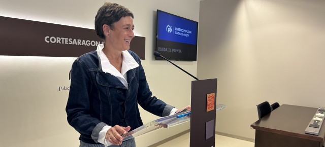 La portavoz del PP en las Cortes de Aragón, Ana Marín