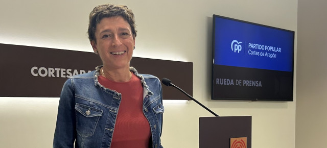 Ana Marín, portavoz del PP en las Cortes de Aragón