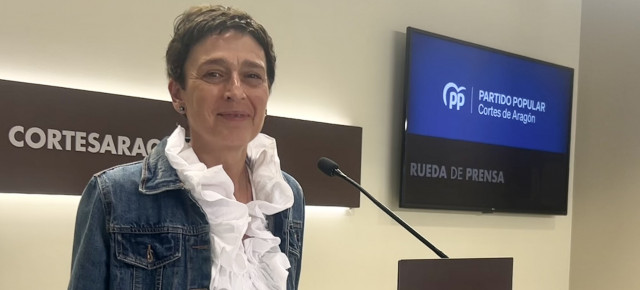 Ana Marín, portavoz del PP en las Cortes de Aragón