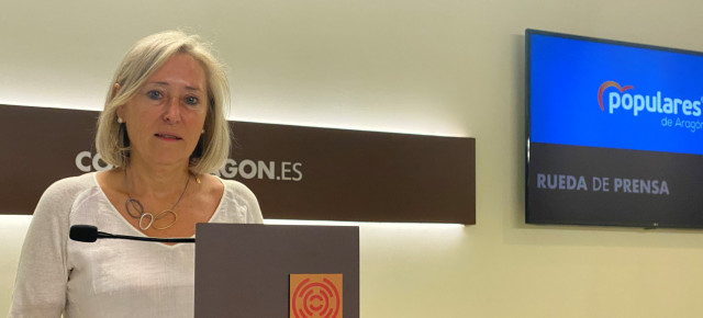 Pilar Cortés en rueda de prensa