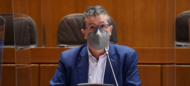 El diputado oscense, Antonio Romero, en la comisión de Agricultura y ganadería