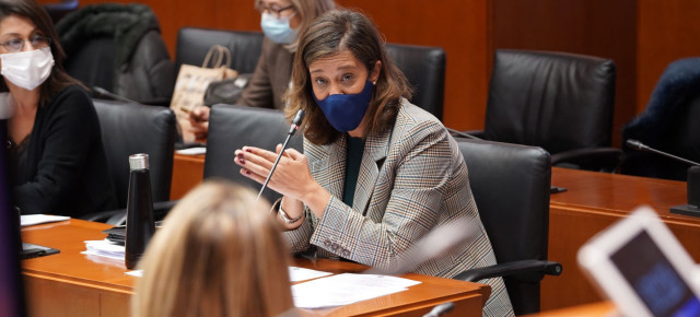 Marian Orós durante la comparecencia en la comisión de Ciudadanía