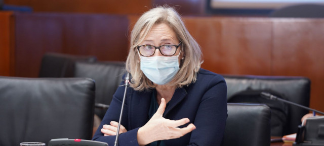 Pilar Cortés en la comisión de Educación