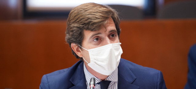 Ramón Celma durante la comisión de Agricultura