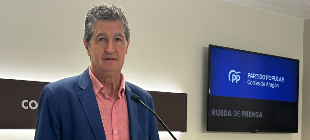 El portavoz de Fomento del PP en las Cortes, Antonio Romero