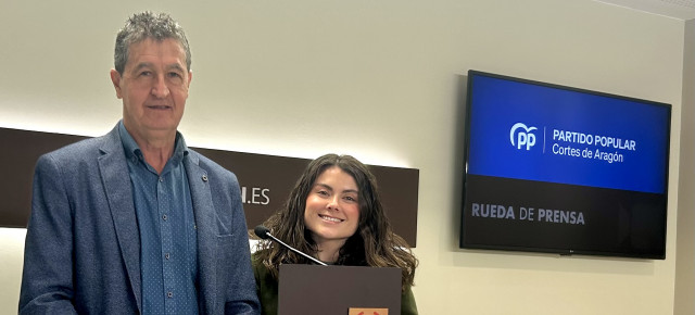 Los diputados oscenses, Antonio Romero y Lucía Baruquer