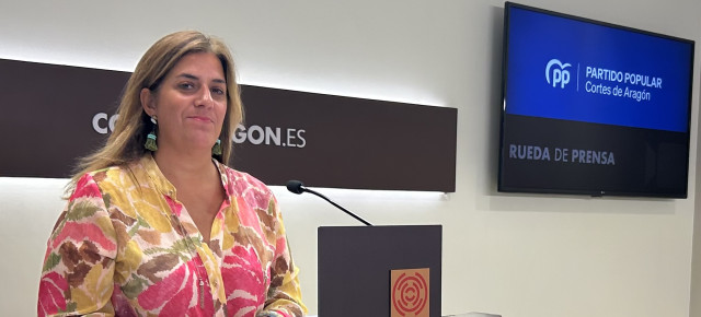 La portavoz de Hacienda e Interior del PP, Lorena Tabanera
