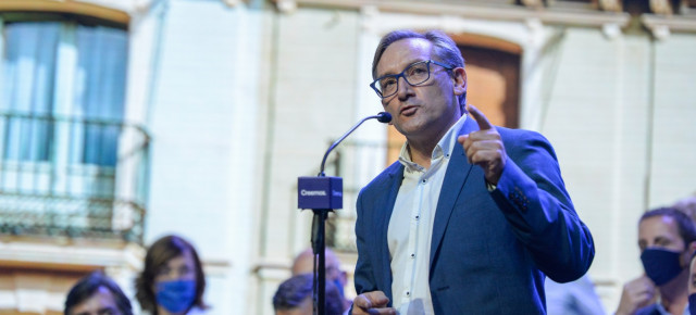 Joaquín Juste durante su intervención en la Convención Nacional