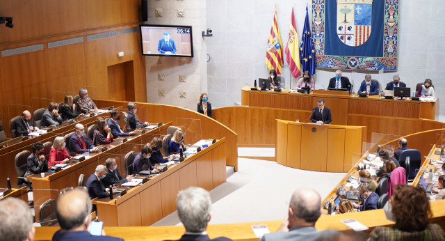 Instantánea de Beamonte en el pleno