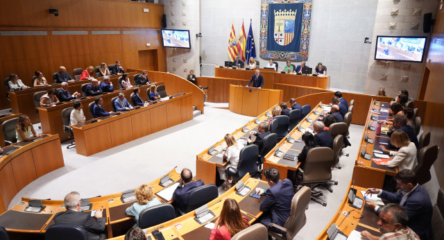 Azcón ha expuesto su programa de gobierno para los próximos cuatro años en la Comunidad