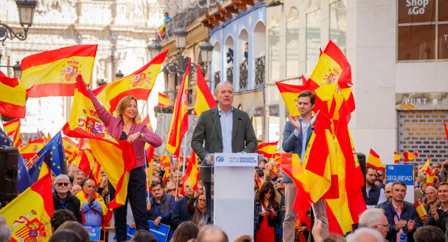 Lectura del manifiesto en Zaragoza