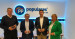 Blasco, Juste, Herrero y Pobo en la sala de prensa del Partido Popular de Teruel