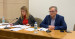 Yolanda Sevilla y Joaquín Juste durante la reunión conjunta del Comité Ejecutivo y la Junta Directiva