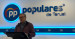 Joaquín Juste, durante la rueda de prensa celebrada este miércoles en la sede de los populares turolenses