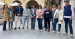 Miembros de la candidatura del Partido Popular en el Ayuntamiento de Albalate del Arzobispo, en compañía de representantes de la lista autonómica