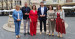 Candidatos del Partido Popular de Teruel en la plaza del Torico de la capital